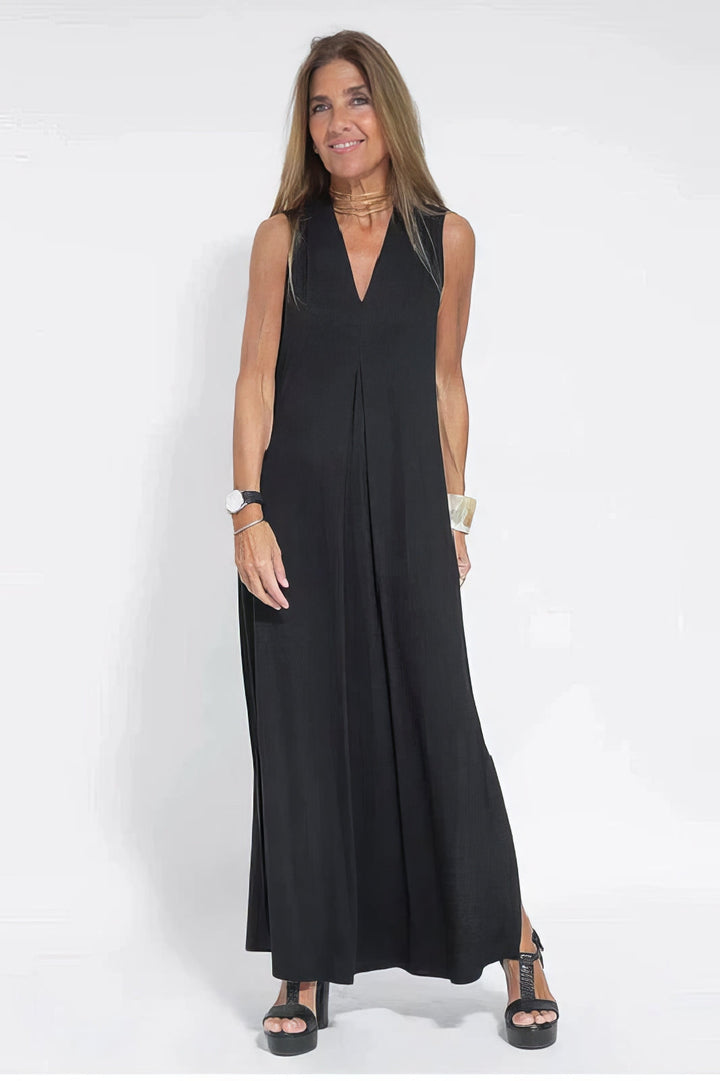 Juno™ | Elegant Long Dress with Coordinated Cardigan