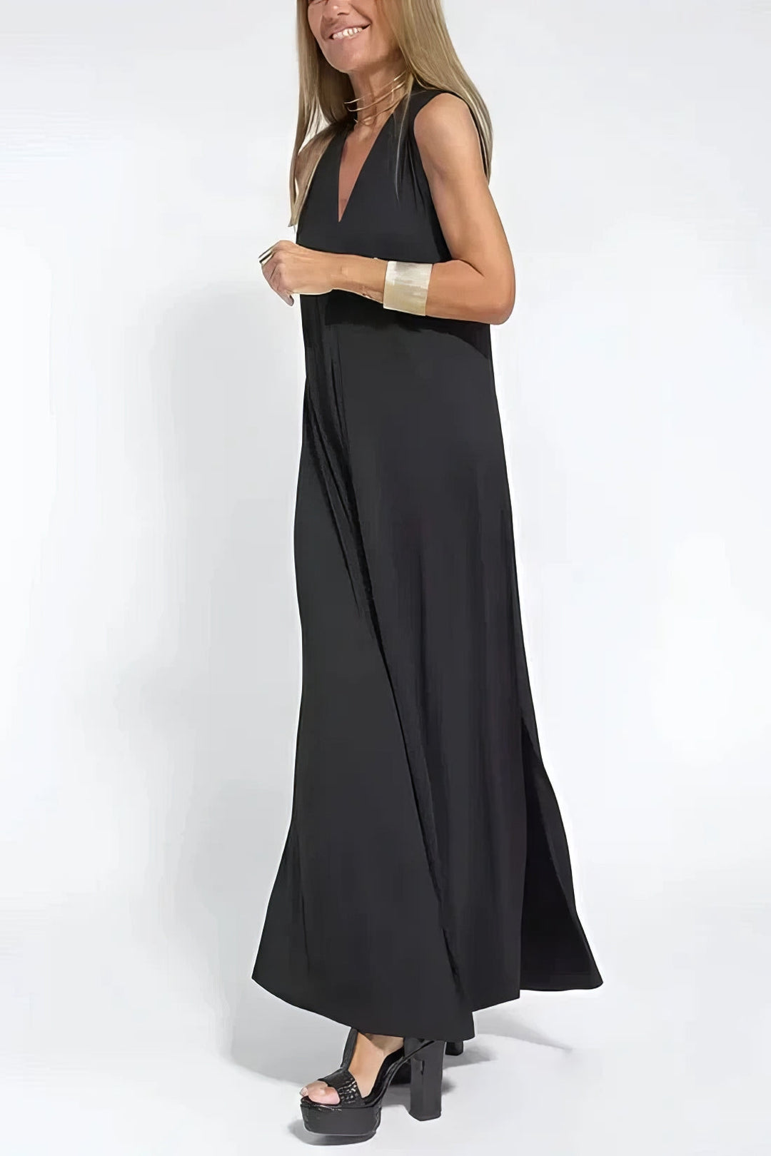 Juno™ | Elegant Long Dress with Coordinated Cardigan